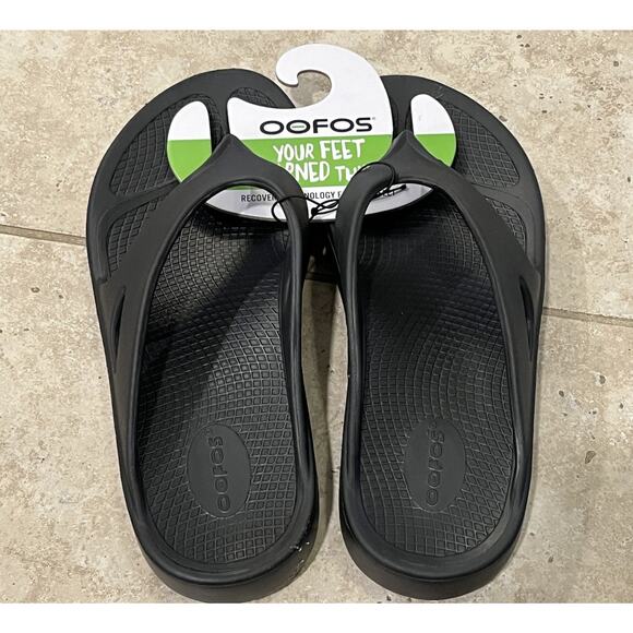 OOFOS OOriginal Unisex Black US Men\'s 9 Women\'s 11 EU 42 Sandals NEW NWT main image 5